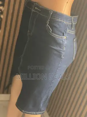 Stylish Stretchy High Waist Women’S Jean Skirt “L”