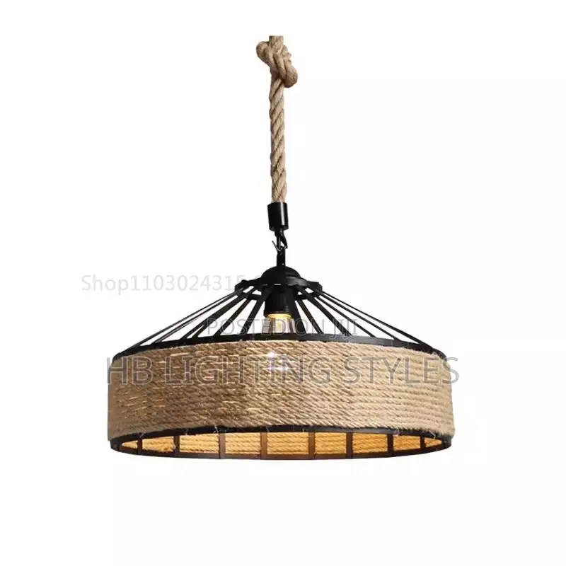 Classical Hemp Rope Pendant