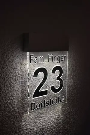 House Number Light Sign