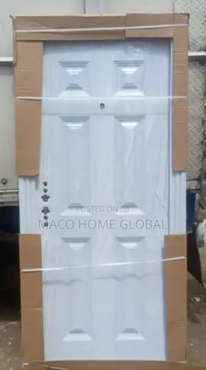 3ft by 7ft White Steel Door