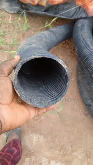 100mm 4" Flexible Conduit Pipe Black