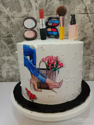 8" 3 Flavor Female Birthday Cake