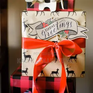 Season Greetings Box With Ribbon | Gift Box