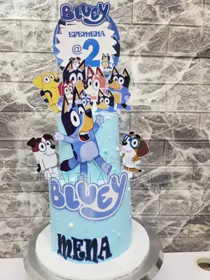 7" and 5" 2 TIER CAKE FOR CHILDREN
