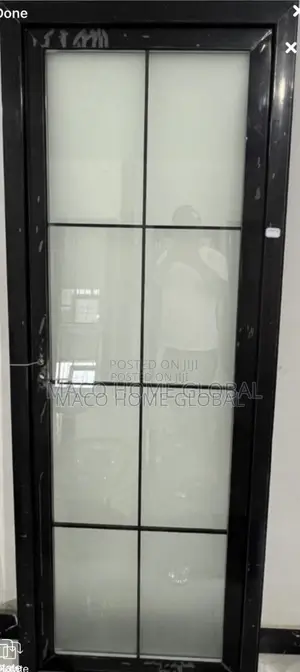 Turkey Full Glass Toilet Door 750 Size