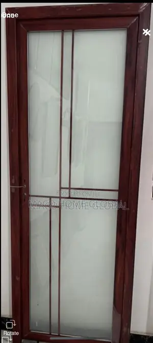 Turkey Full Glass Toilet Door 750 Size