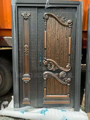 4ft by 7ft Cast Copper Door Gold Fece