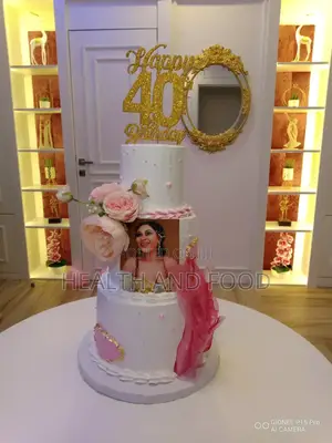 3 Tier 40yr Old Birthday Cake