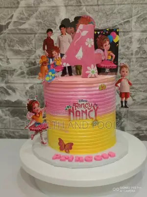6" 3 Flavor Fancy Nancy Cake