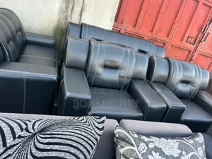 Complete Set of Sofa Made With Leather