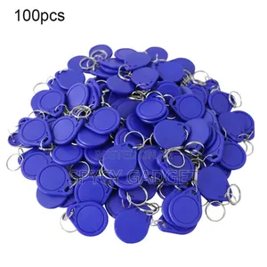 RFID Key Tags for Access Control - 100 Pieces