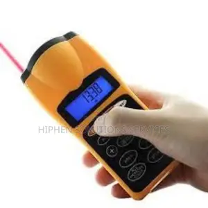 Ultrasonic Laser Point LED Distance Measure Meter Tool