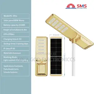 SMS Sunmate Solar Street Light All in One Aluminum.
