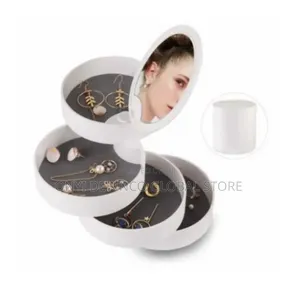 Fashion Rotating Jewelry Storage Box Jewellery Organiser
