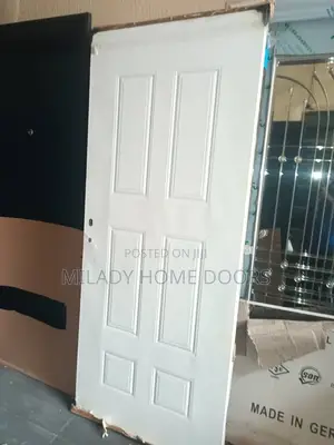 White American Panel Steel Door