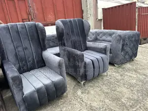 A Standard Grey Living Room Sofa
