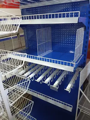 High Quality Double Supermarket Shelves