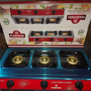 3face Rashnik Stainless Table Gas Burner(Automatic Ignition)