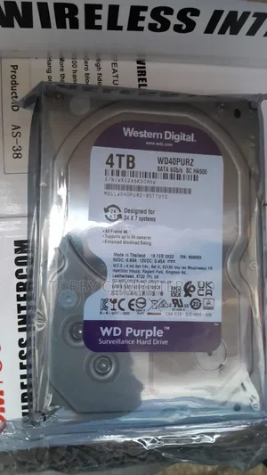 Wd Purple Surveillance 4tb Internal HDD