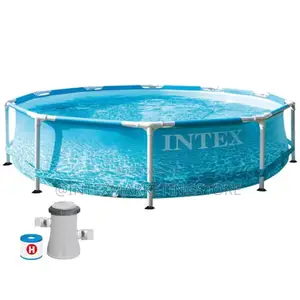 Intex 28208 10FT X 30IN Beachside Metal Frame Pool