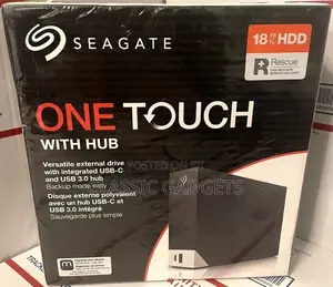 Seagate One Touch 18 TB Hub Desktop External Hard Drive HDD