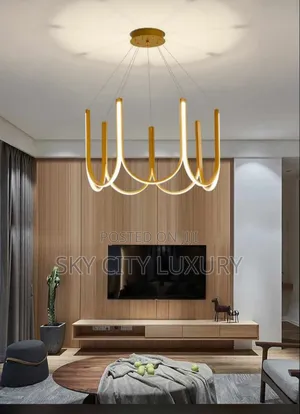 Gold Led Luxury Chandelier Light