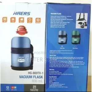 Haers Food Flask 18/8 Stainless Steel - 800ml