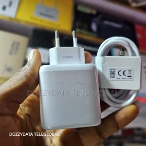 65W Supervooc 2.0 Fast Charger 1M Type-C Cable for OPPO