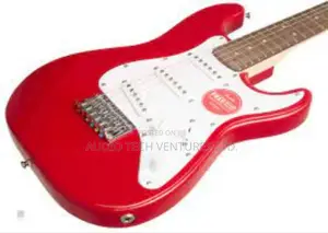 Fender Squire Sq Mm Strat Ht- Lead Guitar Black Red