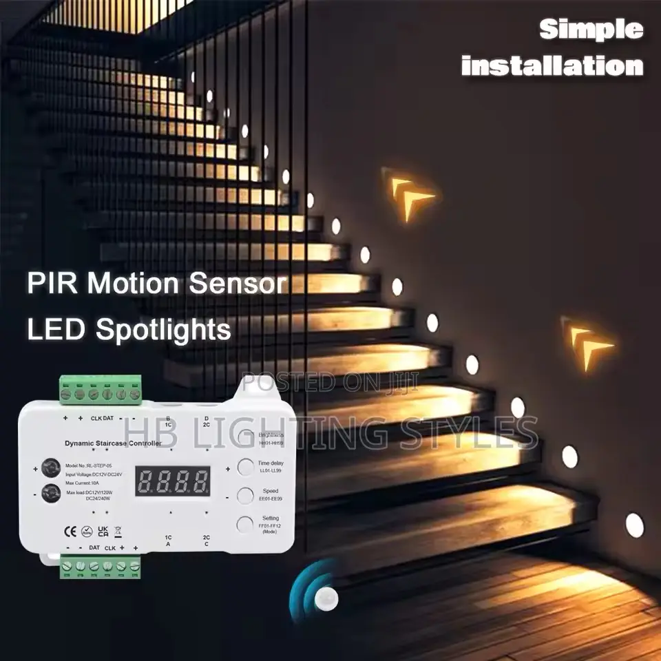 PIR Motion Sensor Stair Step Smart Dimmer Controller