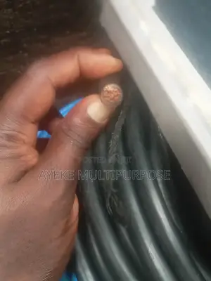 70mm Single Flexible Cable Black