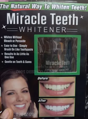 Natural Miracle Teeth Whitener - Fast Stain Remover - 20g