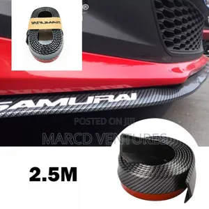 Carbon Fiber Rubber Bumper Lip Guard.