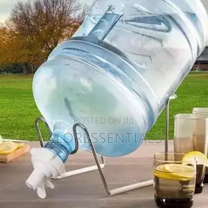Dispenser Bottle Stand With Control Tap