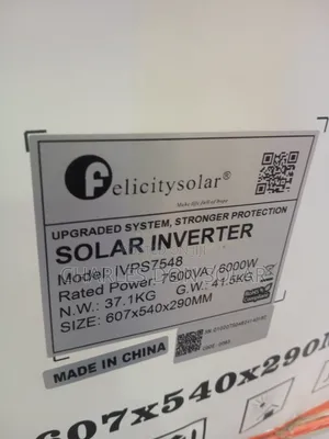 7.5kva Felicity Inverter Non Hybrid