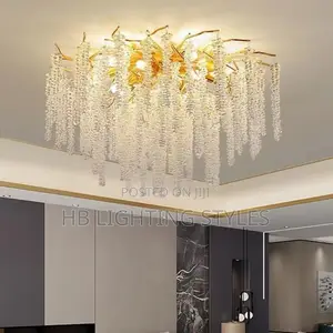 Creative Branch Lustre Crystal Led Hanging Lamp