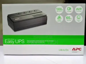 APC Easy UPS, 1000VA, Floor/Wall Mount, 4x Universal Outlets
