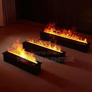 Modern 3d Water Vapour Fireplace With 9 Colors Flames.