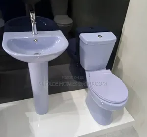 Blue Golden Diamond Water Closet