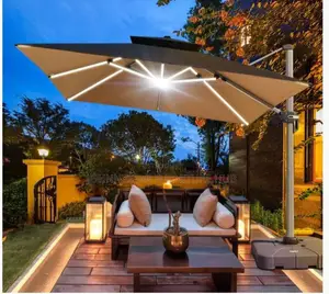 Italian Unique Outdoor Unbrella With LED Light