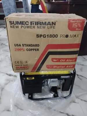 New Quality Sumec Fireman SPG 1800 Standard Generator
