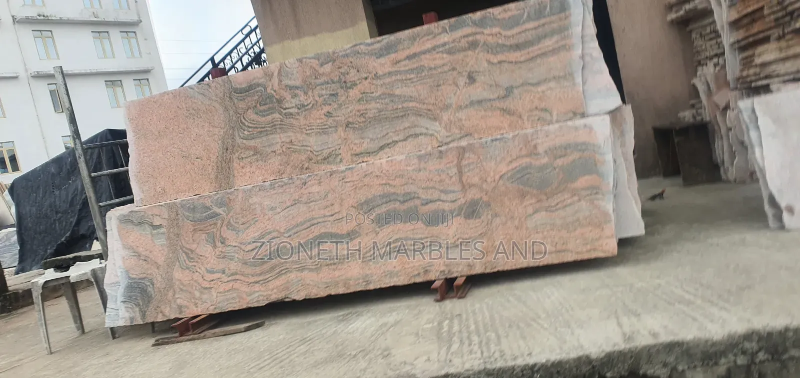 Nigerian Red Juprano Granite Slab
