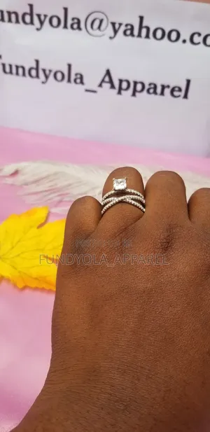 S925 Silver Bridal Wedding Ring