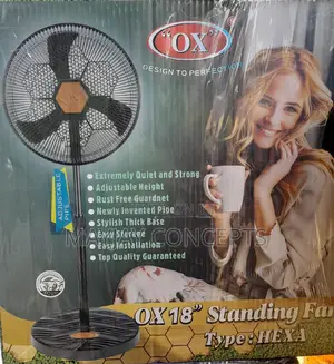 OX 18" Hexa Standing Fan