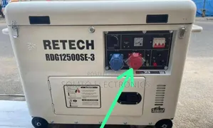 10kva Original RETECH 3phase Soundproof With 100%Coppercoir
