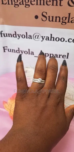 S925 Square Sterling Silver Bridal Wedding Ring