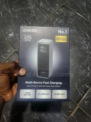 Original Anker Prime Laptop Power Bank, 27,650mah 3-Port 250w