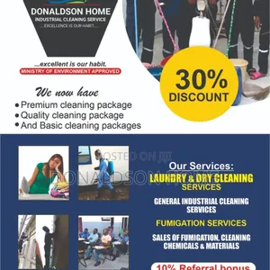 Industrial Cleaning and Interior Decorations Services