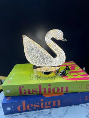 Swan Diamond Crystal Rechargeable Light Decor