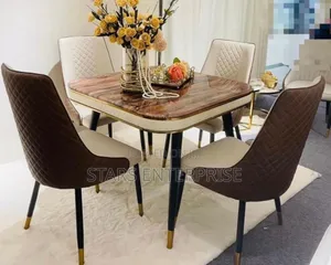 4 Seater Marble Dinning Set